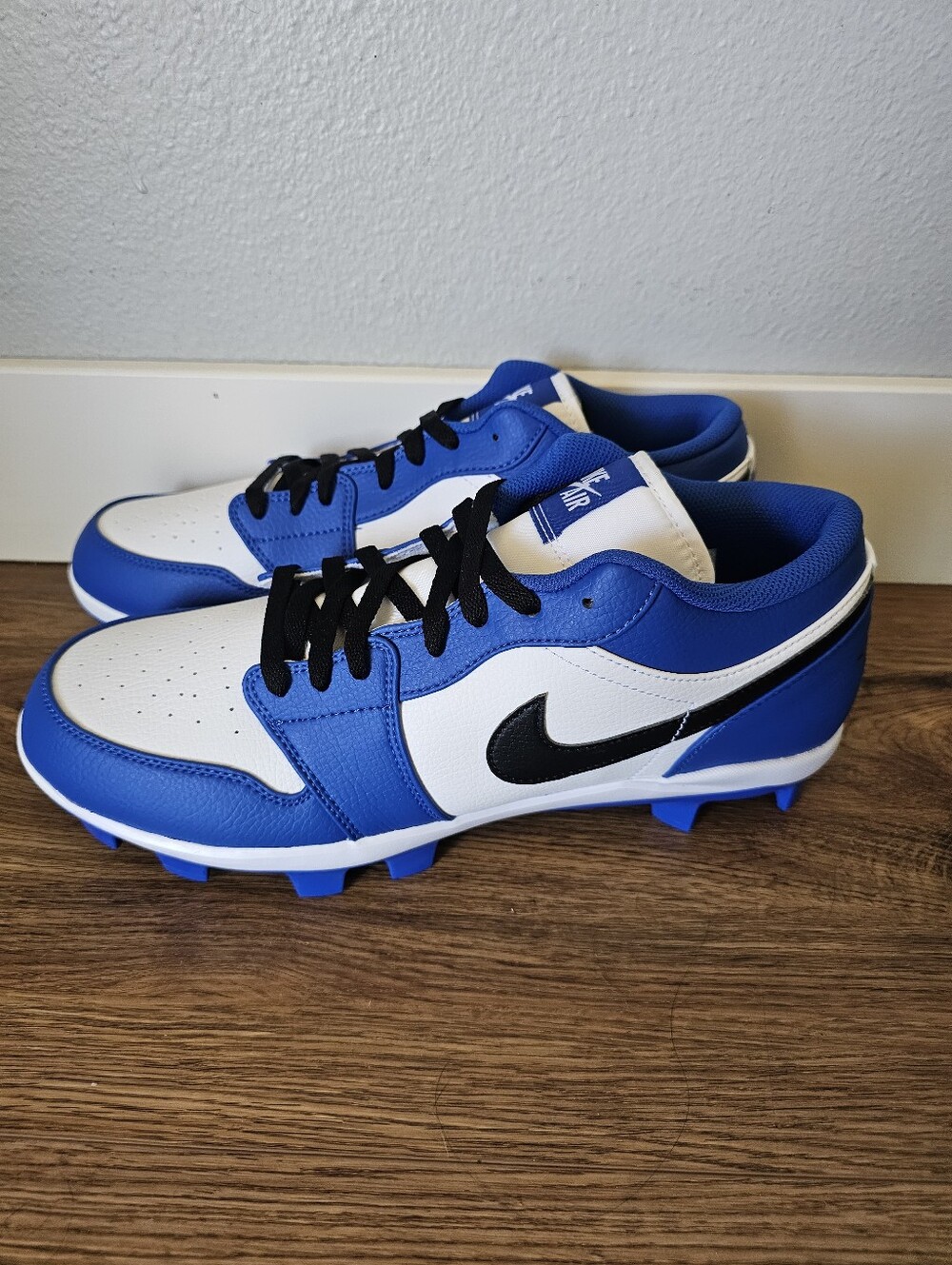 Nike Air Jordan 1 Retro MCS Low Game Royal Baseball Cleats Men's 12.5 CJ8524-411